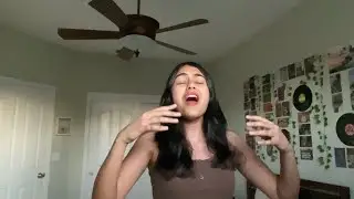 singing the chorus of vampire by olivia rodrigo
