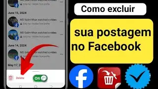 Como excluir postagem do Facebook || Excluir postagem no Facebook. Remover postagem do Facebook 2024