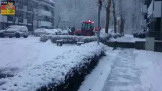 Первый снег в Германии. Минута будней. 02.01.2017