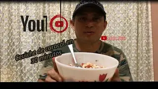 Ceviche de caracol en 30 minutos