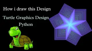 How i draw this design using Turtle Graphics Design Python