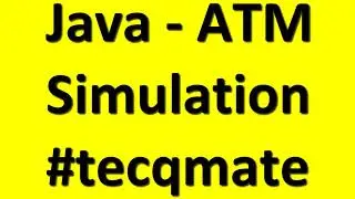 ⚡ Java Program🔥ATM Simulation 