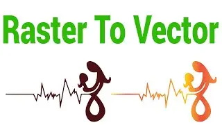 Raster to vector | Image tracing illustrator