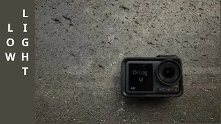 DJI Osmo Action 4 Low Light test | D-Log M