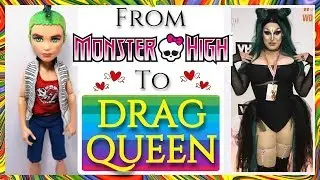 MAKING A DRAG QUEEN DOLL / NOVYMPIA COLLAB / Monster High Doll Repaint by Poppen Atelier