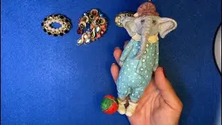 Моя первая ватная игрушка, улов с блошиного рынка