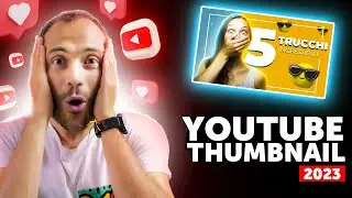 Come creare Thumbnail per YOUTUBE 2023 | Photoshop Tutorial