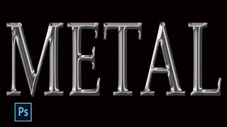 Photoshop Online course - Metal Chrome Text Effect HD Mp4