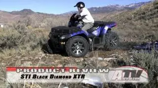 ATV Television - STI Black Diamond XTR ATV Tire Test part 1