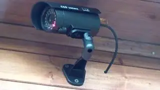 МУЛЯЖ КАМЕРЫ ВИДЕО НАБЛЮДЕНИЯ ДЛЯ ДАЧИ, БЕСПЛАТНАЯ  ОХРАННАЯ СИСТЕМА, СИГНАЛИЗАЦИЯ
