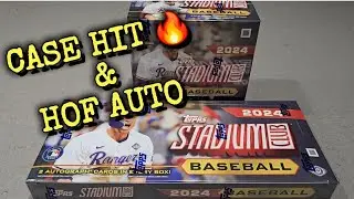 NEW RELEASE! Case Hit 2024 Topps Stadium Club Hobby & Compact Box! HOF Auto Plus Top RC Purple /75