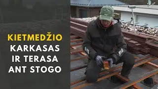 Kietmedžio karkasas ir terasa ant stogo // Montavimo patarimai pagal STATOME JUMS