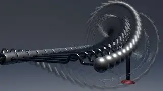 Animation Newton Cradle Balance Ball.