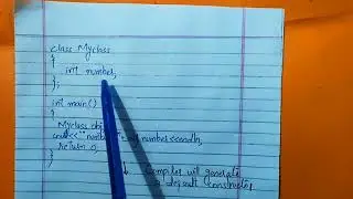 Default Constructor in C++ / Types of Constructor/ Object Oriented Programming Lectures