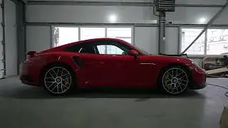 Red beauty Porsche 911 Turbo S 991.2