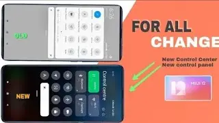 MIUI 12 New Control Center|New control panel| Enable|💥miui12 hidden features