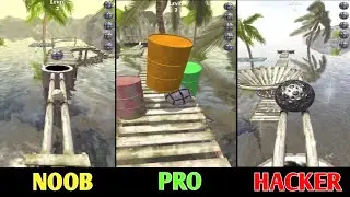 Rollance Adventure Balls Gameplay | NOOB vs PRO vs HACKER in Rollance Adventure Ball Game