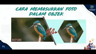 Cara Memasukkan Foto (Gambar) ke Dalam Objek (Shape) dengan Photoshop || Pawang DesainIT