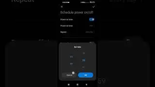 How to schedule power on and off on Xiaomi phone