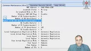 Huawei UMPT Set MacLoop On Ethernet Port & Display CRC