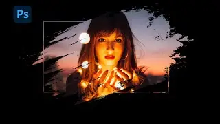 Brush Stroke | How to create Brush stroke effect | photoshop tutorial | photoshop