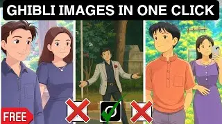 INSTAGRAM Trending Ghibli Art Image Create in 🤩( One Click )Instagram Trending Cartoon Effect