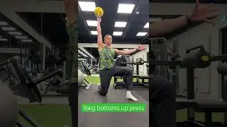 Bottoms up kettlebell press #kettlebell #kettlebellworkout #workout