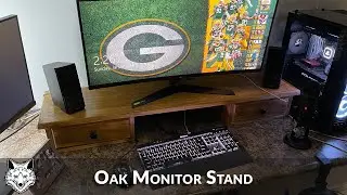 DIY | How to Build a Monitor Stand Out Of Oak | Ep: 19