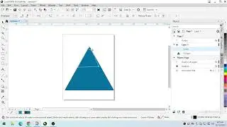 COREL DRAW - shape tool, transparency, polygon tool
