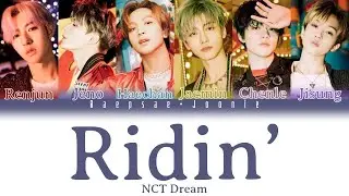 NCT Dream - Ridin' (Eng/Rom/Han) Color Coded Lyrics
