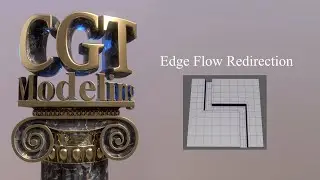 Maya Modeling: Edge Flow Redirection for Sub-D Modeling