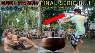 Duel Panas Final Serie-B (lomba gasing kayu lombok)