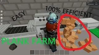 HOW TO MAKE A WORKING INDUSTRIAL SAWMILL FOR BEGINNERS IN ROBLOX SKYBLOCK!!!!!