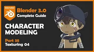 [#38] Blender 3.0 Character Modeling Tutorial - Texturing 04 [2022]