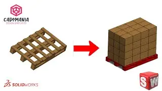 Designing a Pallet for Industry: Dimensions, Assembly, and Packaging Specification #mechanical #new