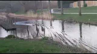 First testrun RC mono waterski