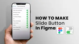 How to make slide button in #figma #slider #slidebutton