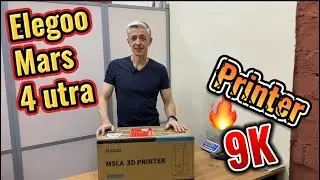 Unboxing and Setting Up the Elegoo Mars 4Ultra 9K 3D Printer 