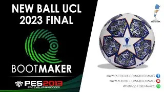 PES 2013 | NEW BALL UEFA CHAMPIONS LEAGUE 2023 FINAL • FULL HD