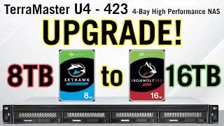 Increase NAS Storage space with disk replacement - TerraMaster U4-423 4-Bay NAS