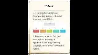 Python Character Set & Tokens | Python Fundamentals 