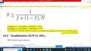 cs614 Lecture 24 Need for Speed: Parallelism