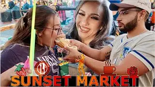ACOMPAÑANOS A SUNSET MARKET A PROBAR DIFERENTE GASTRONOMIA DE VARIOS PAISES