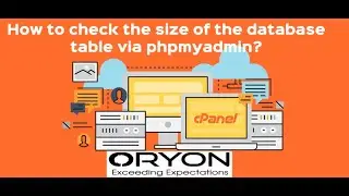 How to check the size of the database table via phpmyadmin?