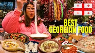 ULTIMATE Georgian Food tour (MUST TRY 10+ dishes in Georgia) 🇬🇪