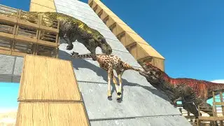 Who Can Escape The T-REX Trap? ► Animal Revolt Battle Simulator