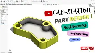 Solidworks tutorial for beginners || Mechanical engineering design || shell feature