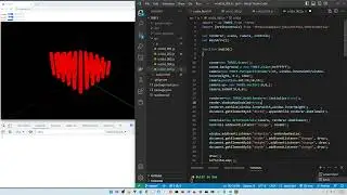 Three JS- parametric generation light shadow (vid006a)