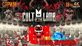 [23] Охота за трофеями. Cult Of The Lamb. [PS5] [4K]. Стрим.