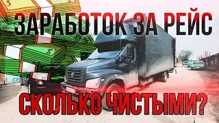 ГАЗОН NEXT 8.7 | Сколько зарабатывает чистыми за недельный рейс?